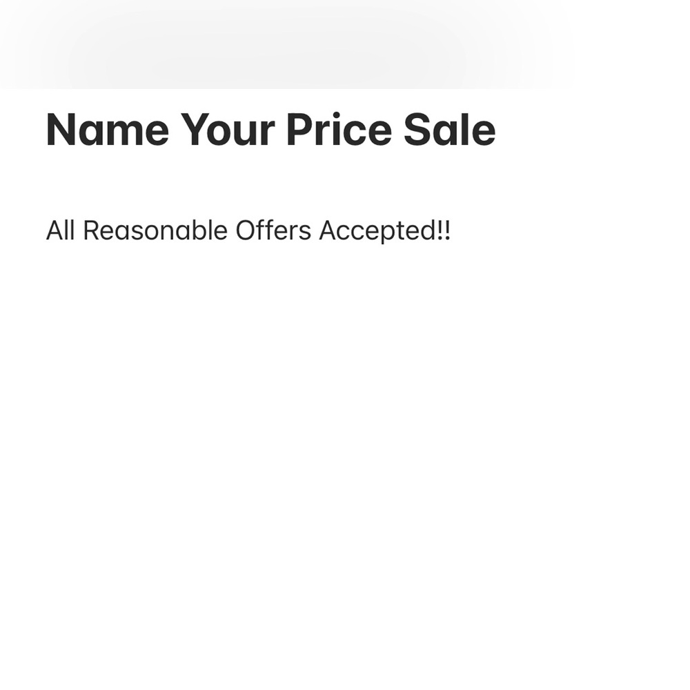 Closet Sale